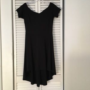 Sarin Mathews Hi-Lo Black Dress small